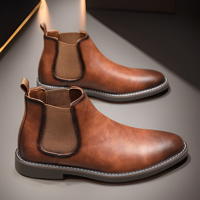 All-matching British Retro Chelsea Boots Men's Shoes