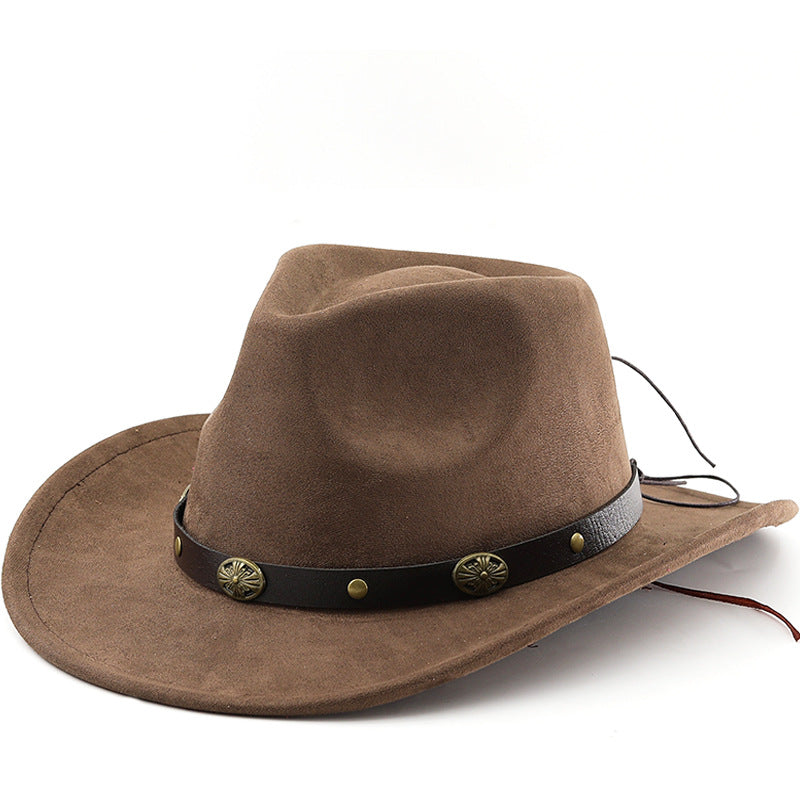Curved Edge Western Cowboy Hat Men And Women