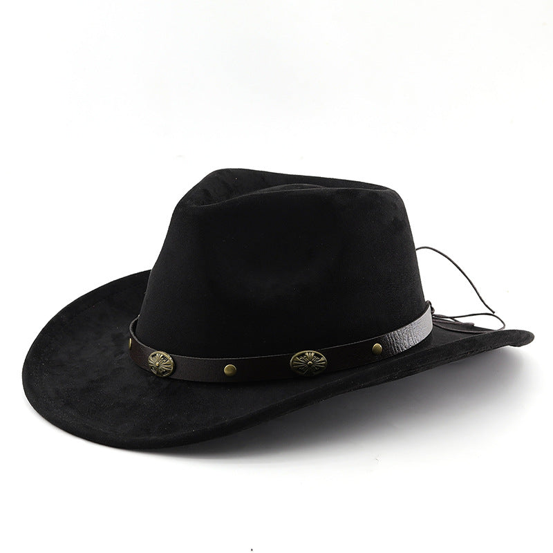 Curved Edge Western Cowboy Hat Men And Women